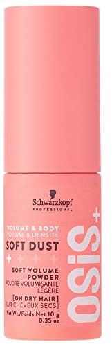 Schwarzkopf Professional OSiS Soft Dust Hair Volume Powder For Hair Styling Non Gritty Volume Subtle Wavy Texture Pliable Movement Soft Hair Grip Light Hold 10 g