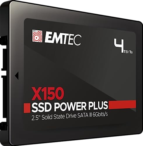 Emtec ECSSD4TX150 interne SSD 2,5 Zoll – interne SSD – SATA X150 Power Plus 3D NAND 4TB