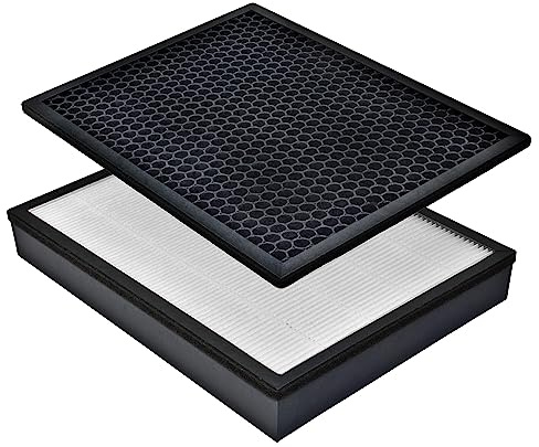Invest Filter Set Ersatz für Philips FY2420 Philips FY2422 1 HEPA-Filter 1 Aktivkohlefilter Ersatzfilter Luftfilter AC2889 AC2887 AC2882 AC3829