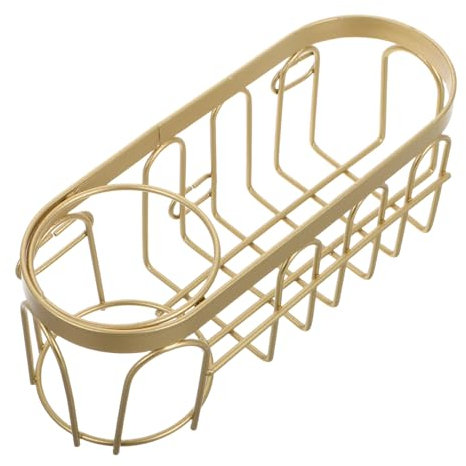 BESTOYARD Kitchen Sink Sponge Holder Brush Holder Hanging Sink Organizer for Dish Sponge Storage in Kitchen Bathroom