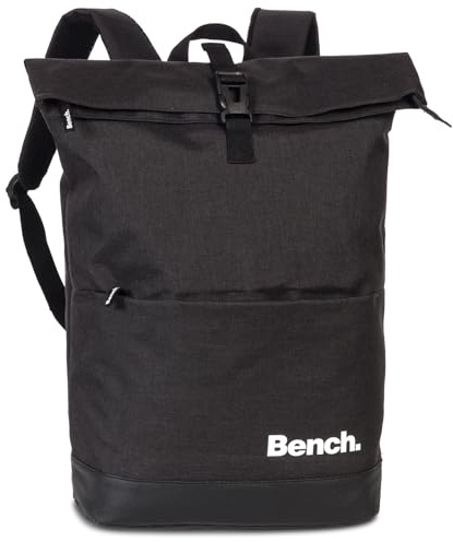 Ragusa-Trade Bench Classic Rolltop Rucksack Damen & Herren, Daypack, Backpack, 47 x 30 x 14 cm, 19 L Volumen