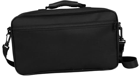 Holibanna Handtasche Damen Oboentasche aus Oxford Gewebe Schwarz Wasserfest und Schmutzabweisend mit Schultergurt für Unterwegs