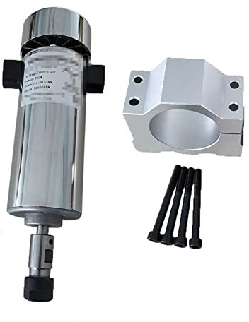 VCHICS CNC-Spindelmotor-Kit, 0,8 kW Spindelmotor. DC 0-110V 800W DC Spindelmotor 2000. 0RPM CNC. Carving Fräsen von Luft Kalter Spindelmotor zum Gravieren für DIY-Gravur, CNC-Gravur, CNC-Bohren(Rood)