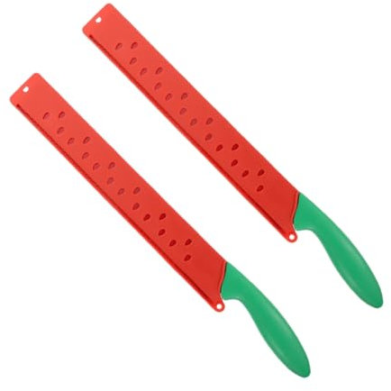 OUNONA 2piezas Cuchillo Para Sandía y Melón Pala y Cuchillo Para Bodas Cortador De Sandía De Frutas