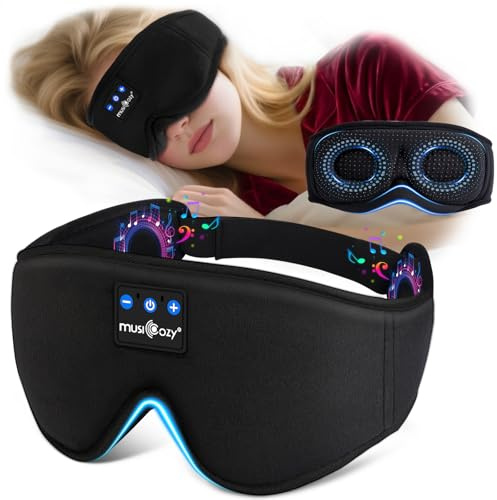 MUSICOZY Bluetooth ögonmask svart