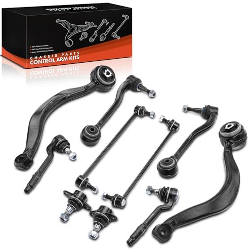 Frankberg Juego de 10 brazos de control delanteros 31126769717 31126760275 | Compatible con: X5 E53