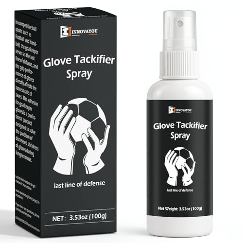 INNOVAYOU Grip Spray Torwarthandschuhe 100ml, Grip Spray Verbesserte Griffkraft und Viskosität, Anti Rutsch Spray für Grip Krafttraining geeignet für Anfänger Torwart