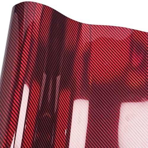 Lámina de Vinilo para Coches de Fibra de Carbono,Vinilo Protector De Fibra De Carbono para Automóvil | Accesorios De Modificación De Alta Resistencia para Decoración Interior