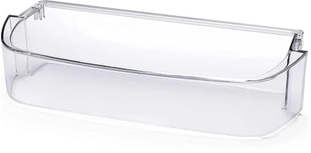 W10710203 Estante for compartimento de puerta de refrigerador compatible con refrigerador Kenmore Maytag, compartimento lateral derecho, reemplaza W10451871