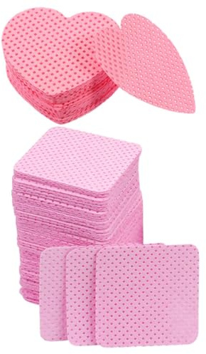 TOPBATHY Nagellackentferner Pads Sanft und Effektiv Fusselfreie aus Baumwolle 400 für Acryl und Gelnägel für Reisen und Anwendung zu Hause