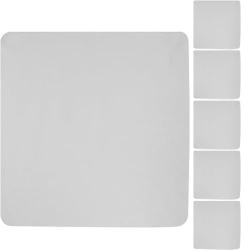COHEALI Lot de 6 Chiffons de Nettoyage en Microfibre Gris, Grosse Taille, Lingettes Nettoyantes pour Lunettes, Lentilles, Écrans et Bijoux, pour Appareil Photo, Smartphone et Ordinateur,