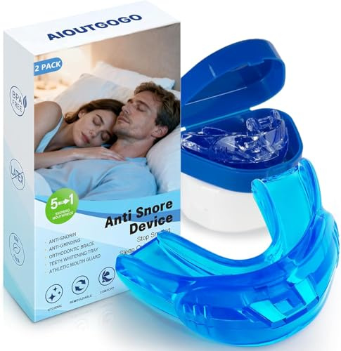 2 Pcs Snoring Aids for Men Women Soft Comfort Anti Snoring Devices