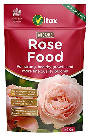 Wolvercroft Garden Centre Vitax Organic Rose Food Pouch (0.9kg) X 3