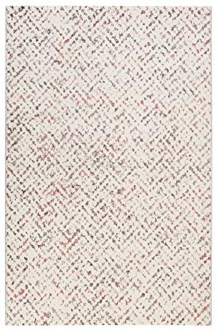 Wecon Home Amber gewebter Outdoor-Teppich, 120 x 170 cm, beige | Indoor & Outdoor Kurzflor Teppich, Läufer für Terrasse, Balkon, Küche, Wohnzimmer