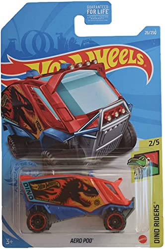 Hot Wheels Aero Pod - rot - 26/250 Dino Riders 2/5