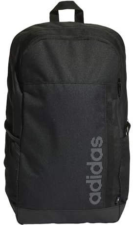 adidas Unisex - Adulto Motion Linear Backpack, Black/White, One Size