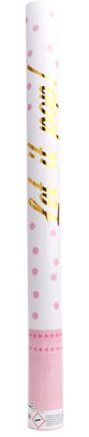 Amscan Konfettikanone pink Papier 60 cm