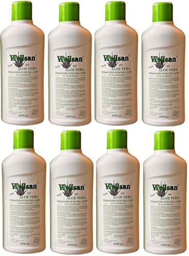 Wollsan Wollwaschmittel Feinwaschmittel Aloe Vera Lanolin 1L (8er Pack)