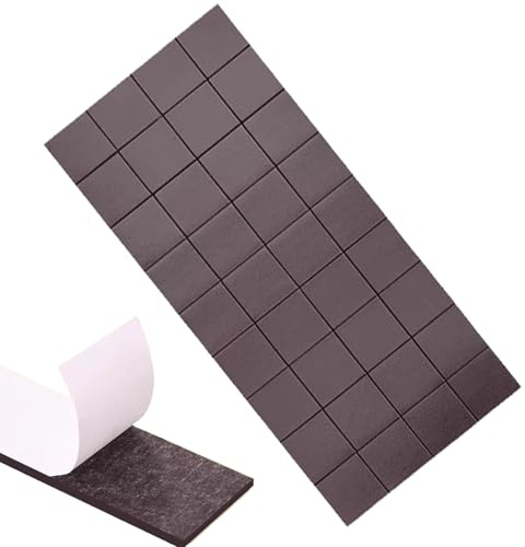 Hojas magnéticas magnéticas y pegajosas | Magnet de Pared 36x | Cuadrados