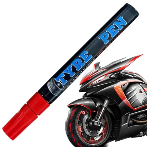 Tire Markers - Permanent Weatherproof Erasable Tyre Drawing Marker,Car Wheels Lettering Paint Pen | for Vehicle Motorcycle Bikes Metal Glass