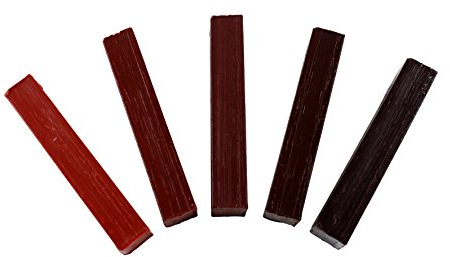 SN-TEC Weichwachs Sortiment für Mahagoni und Palisander (Set mit 5 Stangen)