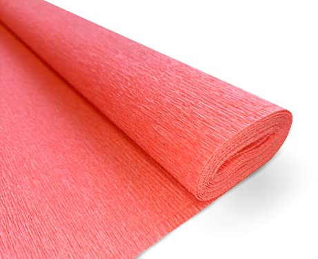 Interdruk BIKW109 Papier Crépon Premium 109 Jasny Róż 200 x 50 cm, Multicolore - Version Anglaise
