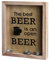 Galvog® Decorative Wooden Box for Wine Stopper, Corks, and Beer Caps ǀ Transparent Glass ǀ With Hole on Top (Bottle Cap)