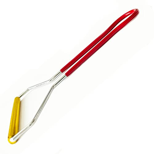 REXZONO Lint and Pet Hair Remover Tool - Carpet Scraper and Comb for Dog and Cat Fur - Suitable for Carpets, Cars, and Upholstery (Red)