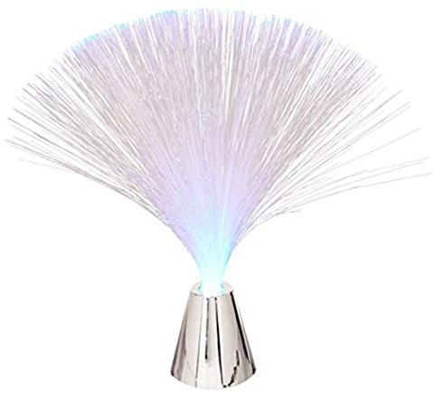 Beaupretty Ha Condotto La Lampada in Fibra Di Lampada Decorativa Luce Ottica Arredamento a Led Luce Fontana in Fibra Ottica Fiore Luminoso in Led Decorare Bambino Cristallo