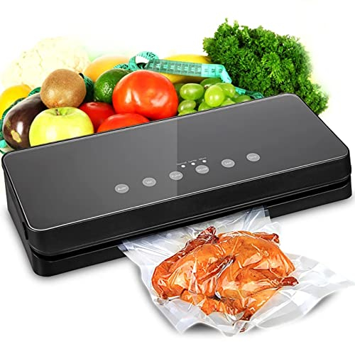 Macchina Sottovuoto Per Alimenti, Macchina Sigillatrici Professionali, Sottovuoto Per Alimenti Sia Secchi Che Umidi, Sigillante Per Sacchetti Di Snack, Buste Per Aspirare E Tubi Inclusi