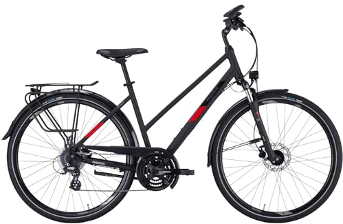 Pegasus Solero SL Disc 24 28 Zoll Trekkingrad 24-Gang Kettenschaltung schwarz
