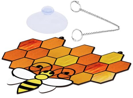 CIYODO Bee Decor Zeichen Acryl Tür Hängen Acryl Bee Fenster Hängende Dekoration
