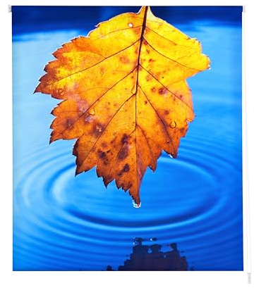 Estoralis | Zen | Modernes Design-Rollo | Digital bedruckter Stoff | Z-4506 Mehrfarbig | 130 x 180 cm. (Breite/Höhe) Stoffgröße 127 x 175 cm. | Rollos für Fenster und Türen