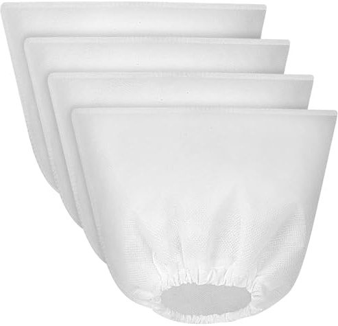4 Pezzi Prefiltro per Aspiracenere Babycen Cenetop Cenehot Pro Cenerix Cenerill PRCEN000/CF(bianco, 4 pezzi)