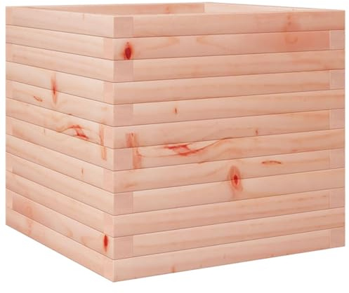 vidaXL Jardinière 50x50x46 cm Bois Massif Douglas, jardinière d'extérieur, bac à Fleurs, boîte à Plantes, jardinière de terrasse, jardinière d'herbes