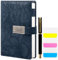 TIEFOSSI Diary with Lock for Women, 3D Embossed Journal with Lock, 224 Pages Wide lined Notebooks, PU Leather with Pen and Stickers Planner Organizer for Women & Men