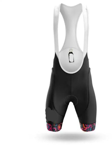 NJIEzhao Bib Shorts Herren Team Radfahren Bib Shorts Mountainbike Atmungsaktive Herren 19D Gel Gepolsterte Fahrrad Sommer Hosen Quick Dry(Bike shorts-11,S)