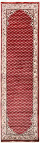 Nain Trading Sarough Mir 94x333 Handgeknüpft Orientteppich Läufer Teppich Wolle Indien
