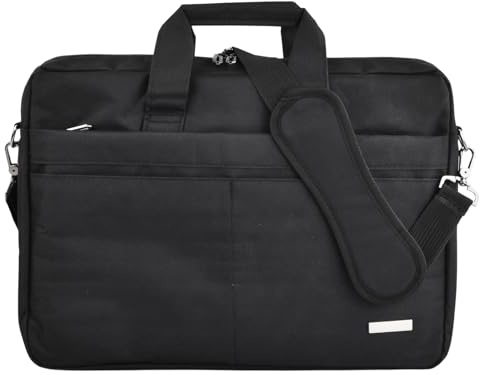 Amexo 15,6-16,1 Pulgadas Bolsa Ordenador Portátil Ligero Maletín Bolsas con Ajustable Correa Bolsa de Mensajero de Hombro para Portátil para Hombres Mujer