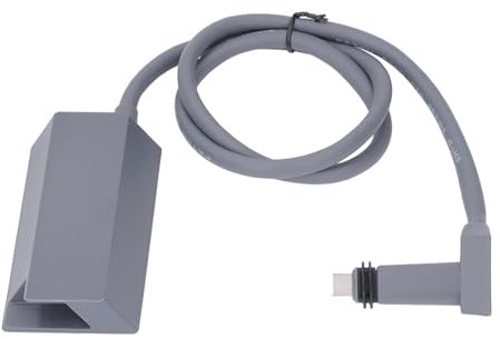 Tissting Adaptateur Ethernet Starlink, Câble D'extension Satellite De 6,5 Pieds, Câble En Caoutchouc Et Cuivre, Adaptateur Ethernet Rectangulaire Pour Antenne Parabolique Rectangulaire