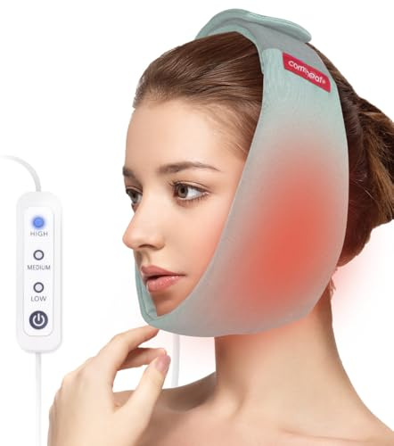Comfheat USB Gesicht Heizung Pad für TMJ Relief,3 Heizstufen einstellbar