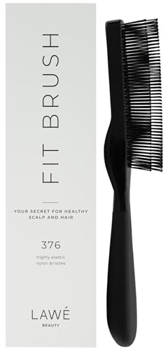 FIT BRUSH - Haarbürste zur Kopfhautreinigung - Entwirrbürste ohne Ziepen - für nasses & trockenes Haar - Kopfhautmassage Bürste für alle Haartypen