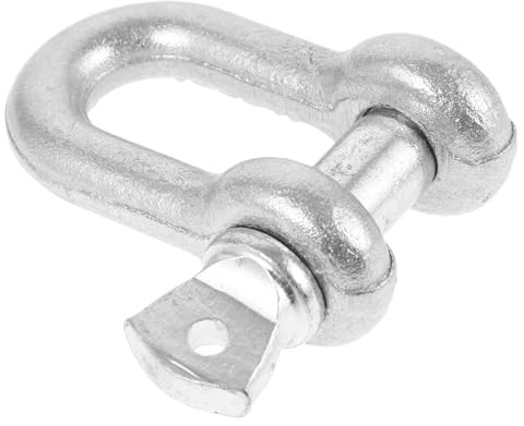 Grillete de Elevación de Anclaje Perno 1/2 2t Acero Galvanizado Plata