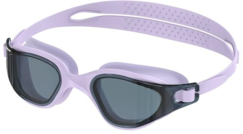 Ambienden Simglasögon för vuxna - HD-anti-dimlinser, UV-skydd, vattentäta, lämpliga för träning och pool - unisex herr/dam simglasögon med passform, LPurple