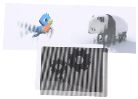 YARNOW Stem Animation Science Kit with Safe Paper Materials Interactive Grating Illusion for Early Education and Family Learning Science Experiment and Visual Experimentation