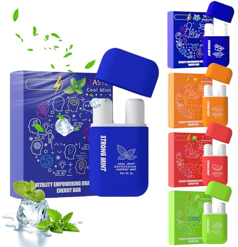 Pack de 5 Inhalateurs Nasaux – Nouvelle Version Double Embout avec 5 Arômes Naturels – Stick Mentholé Compact pour Soulagement Rapide du Nez Bouché – Idéal Travail, Études & Voyages