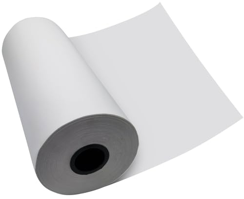 Cotton Canvas Roll, 71cm×10m Pre-Primed Canvas Roll for Painting, 270 GSM Tear-Resistant Canvas for Painting, 100% Cotton White Canvas Fabric Roll for Acrylic & Oil Painting (71cm × 10m)