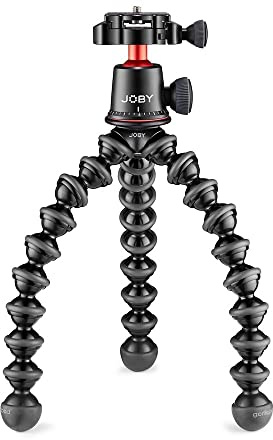 JOBY GorillaPod Trípode Profesional Flexible de Aluminio con Rótula para Cámaras CSC, Sin Espejo, DSLR Kit 3K Pro, Peso hasta 3 kg, JB01566-BWW