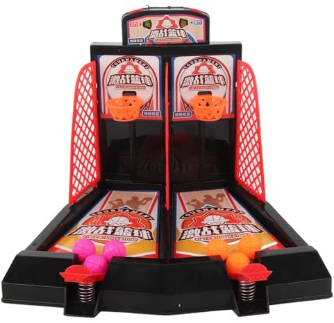 VGEBY Jouet de Basket-Ball de Bureau, Jeu de Table de Basket-Ball pour Enfants, Jeu de Jouets de Catapulte pour Enfants, Jeu Adulte Basketball Lego
