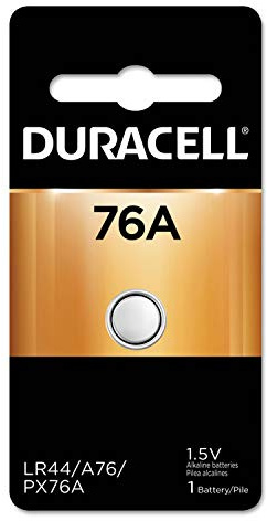 Duracell PGD PX76A675PK Medical Electronic Battery, Alkaline, 76A Size, 1.5V (Pack of 6)